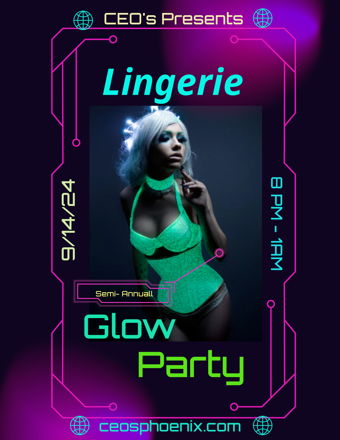 CEO's Presents ~ Lingerie Glow Party